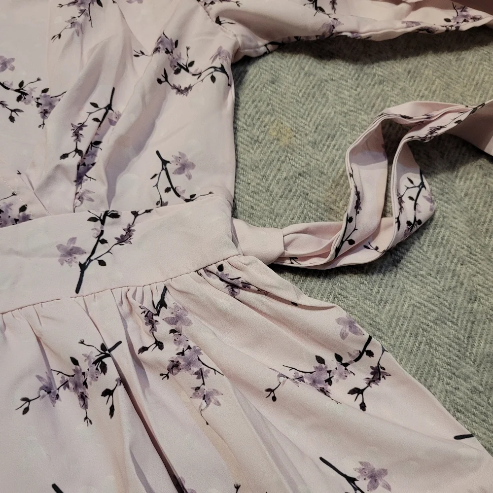 ✨️Pink Floral Ruffle Dress - Picture 5 of 7